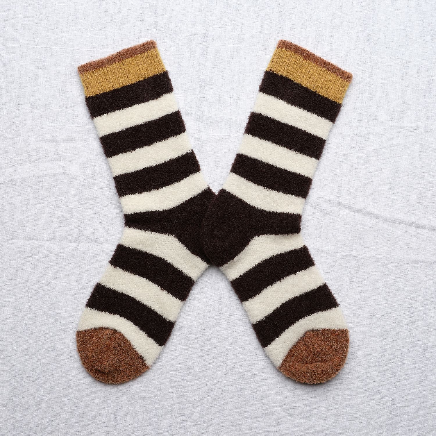 Socken gestreift warm