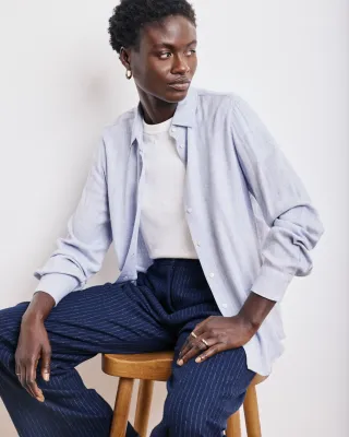 Bluse CORAZ grau meliert