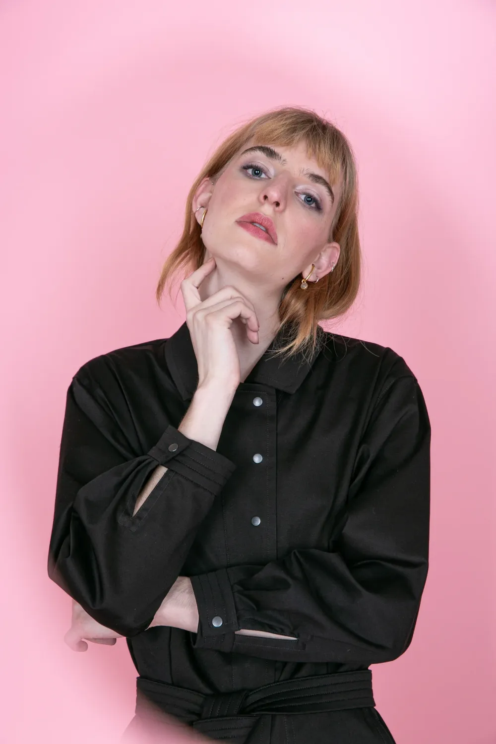 Overall CRÈME schwarz