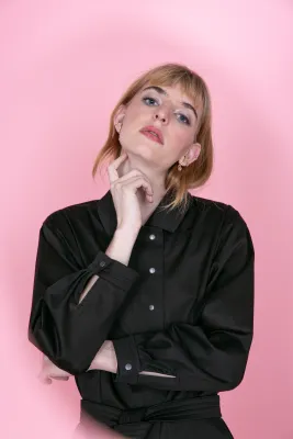 Overall CRÈME schwarz