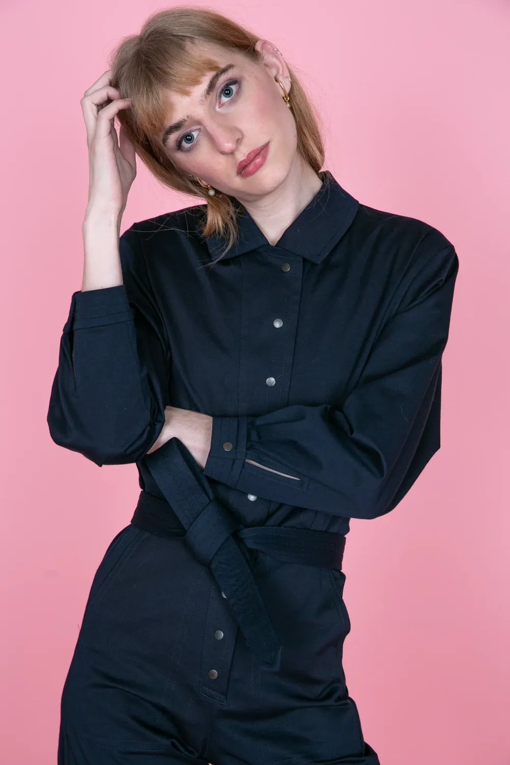 Overall CRÈME indigo night