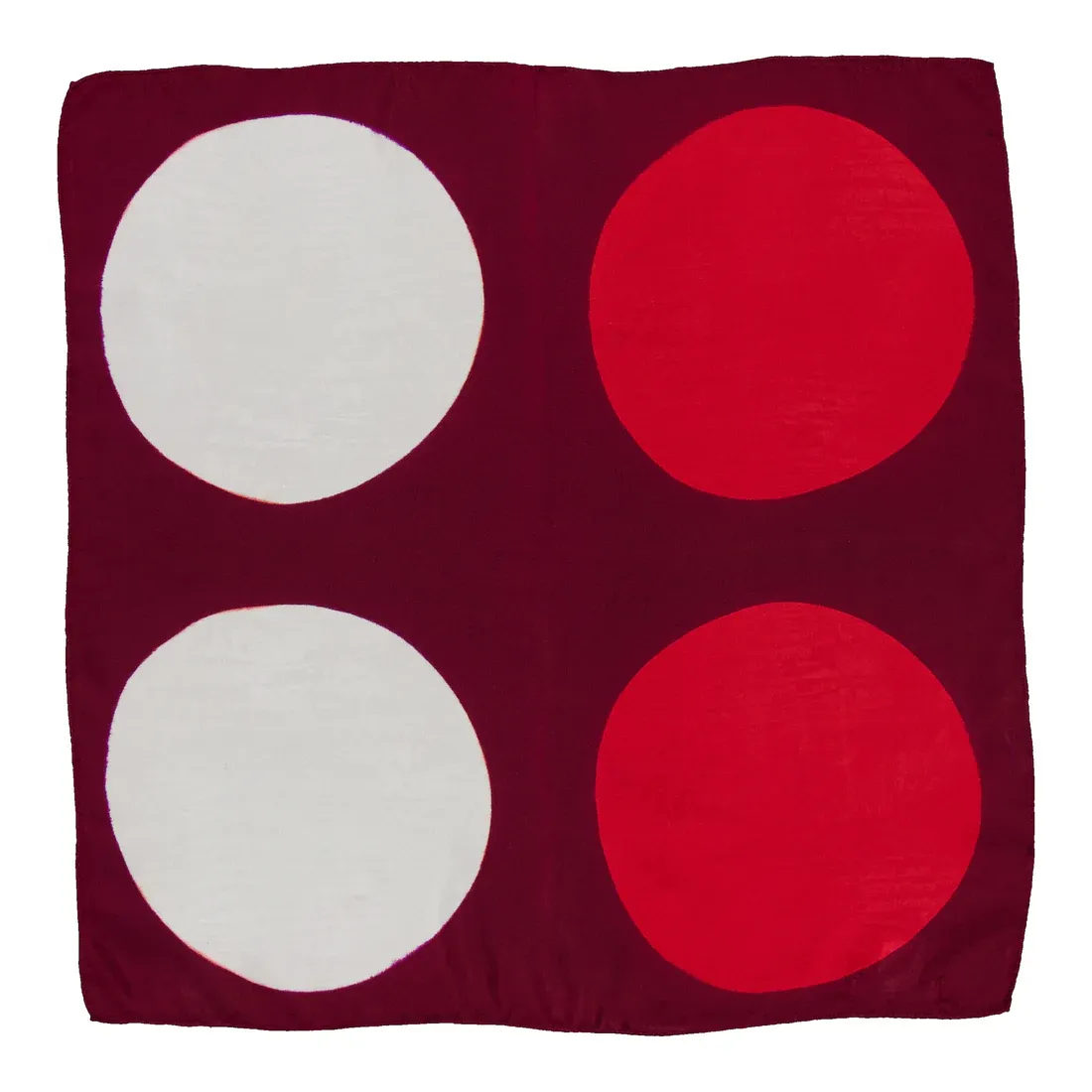 Nicki PILE - Seidebandana in rot und granat