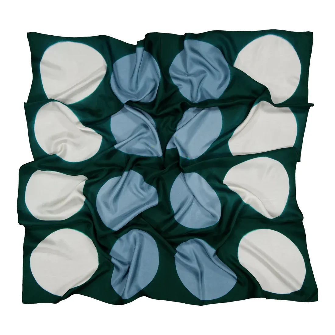 Grand JEU – Schal  in blau, weiss und grün