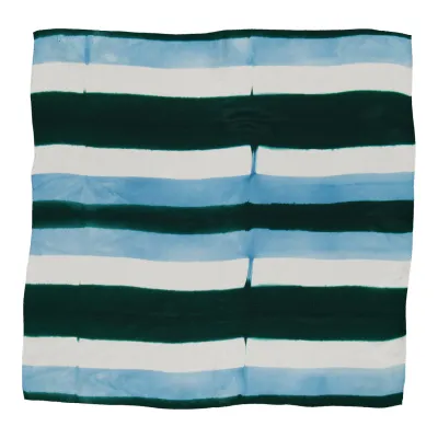 Nicki FREQUENCY – Seidebandana in blau und grün