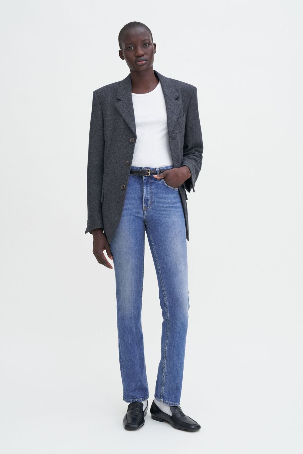 Stella jeans cropped mid blue