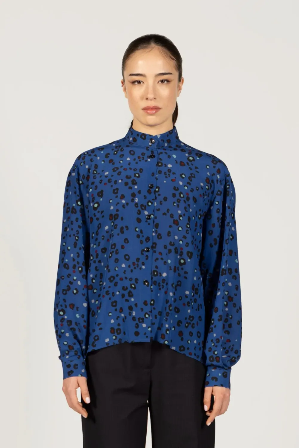 Bluse ALMA macchia blu