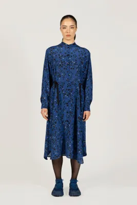 Blusenkleid ELSA macchia blu