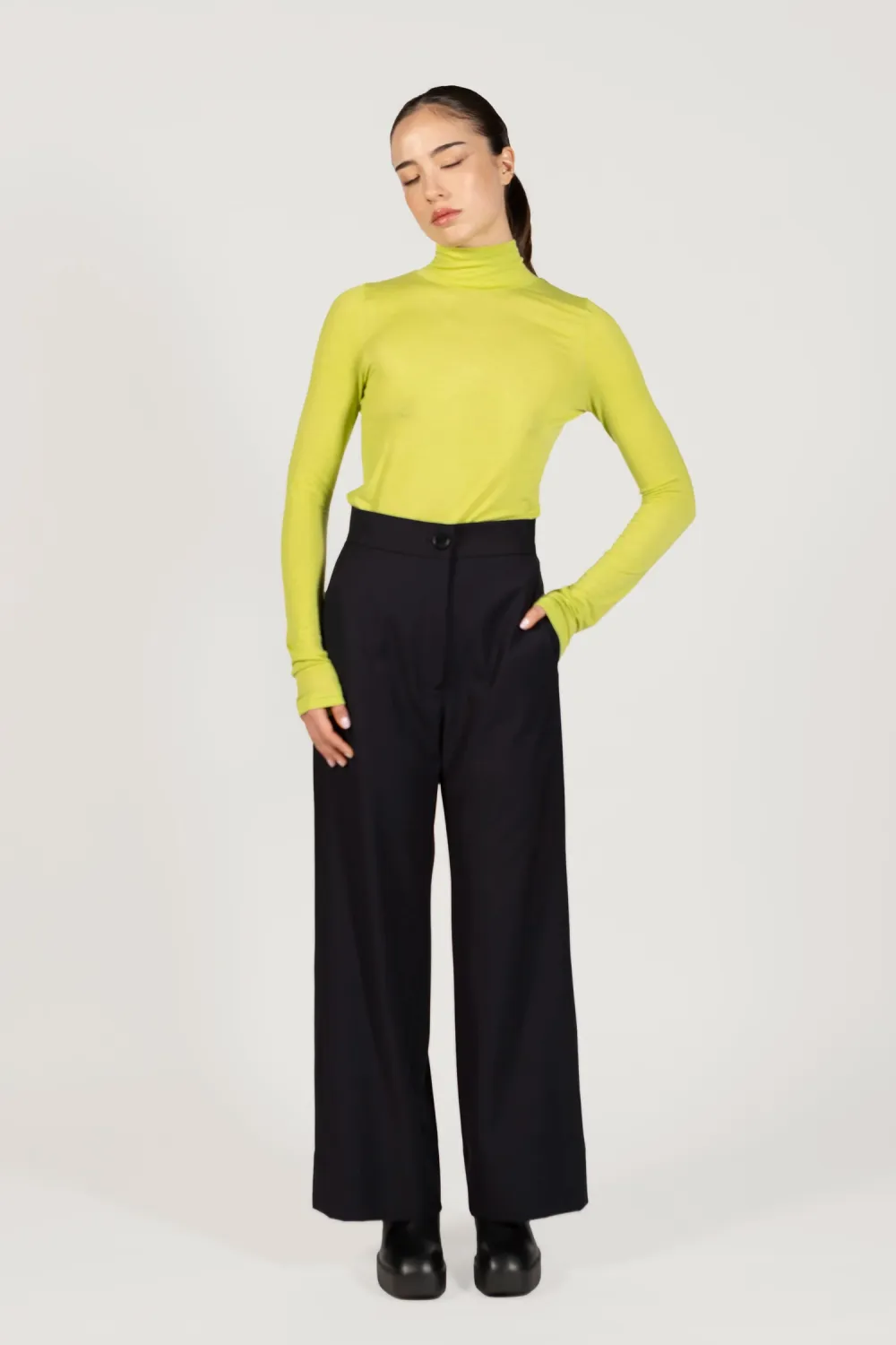 Hose STELLA quadretto lavanda