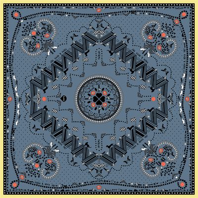 Nicki Wool BANDANA-DRAMA grey