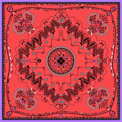 Nicki Wool BANDANA-DRAMA grenadine