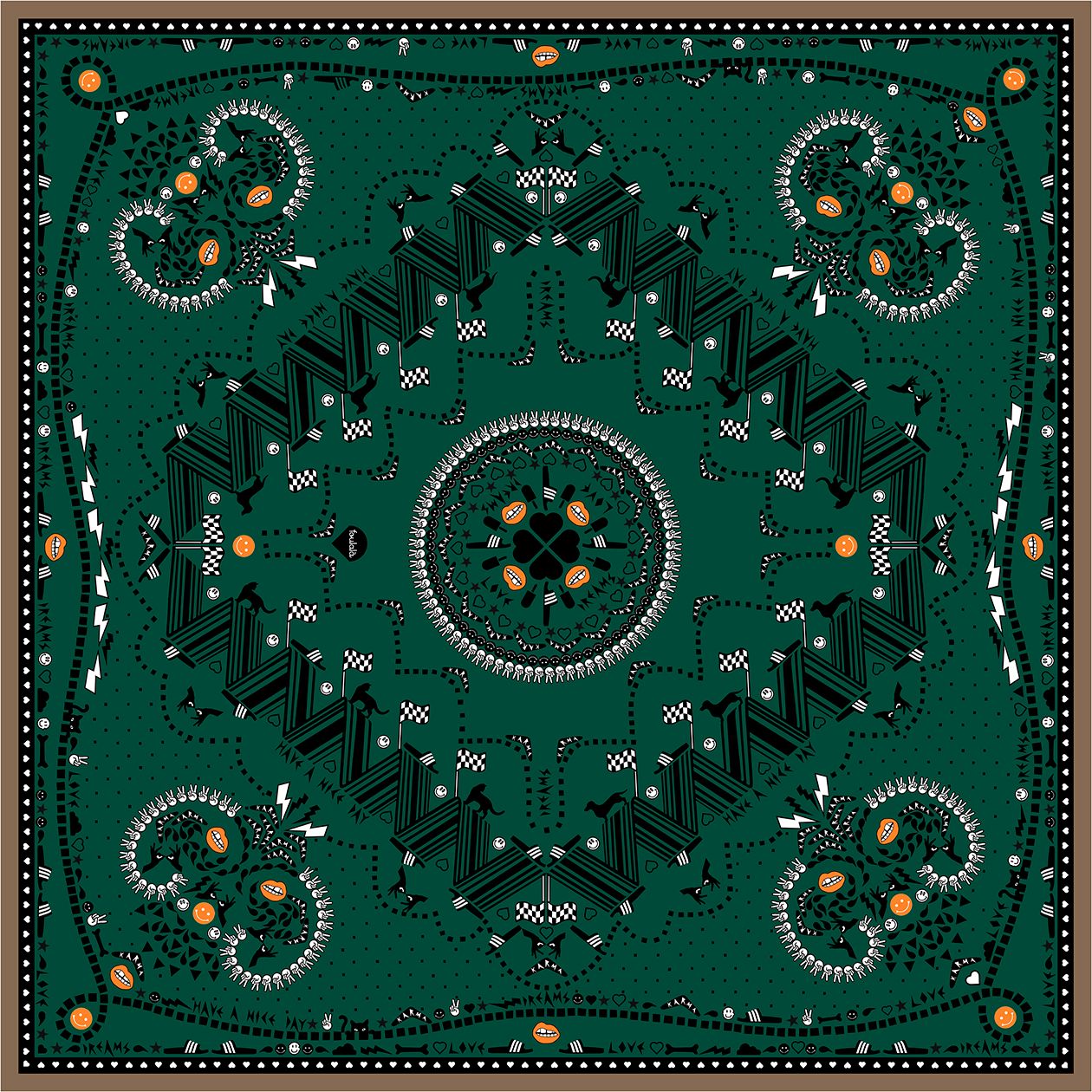 Nicki BANDANA-DRAMA green