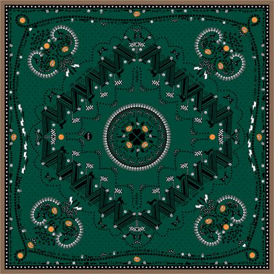Nicki BANDANA-DRAMA green