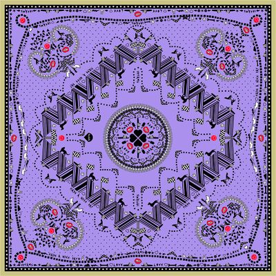 Nicki BANDANA-DRAMA purple
