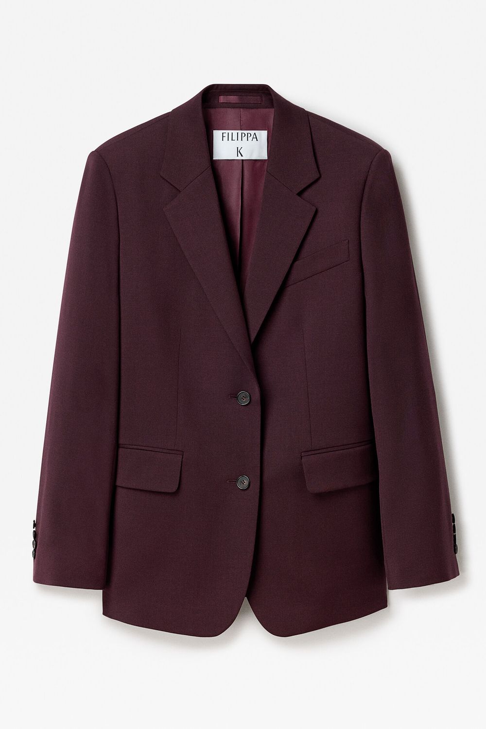 DELILAH Blazer dark burgundy