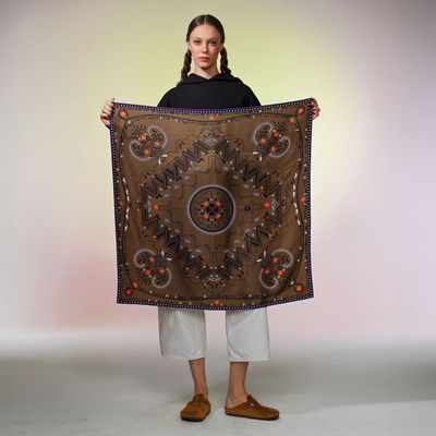 Foulard Carré BANDANA-DRAMA olive