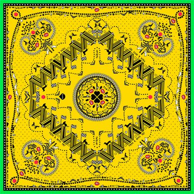 Nicki Wool BANDANA-DRAMA yellow