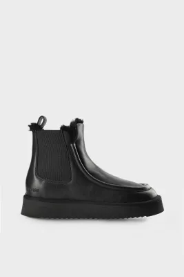 Chelsea Boots CPH267 Leather Teddy black