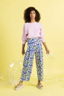 Hose LIQUOR blau/rainbow