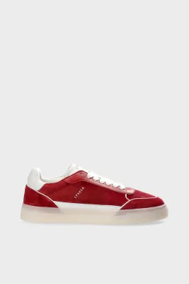 Leather sneaker CPH253 red suede