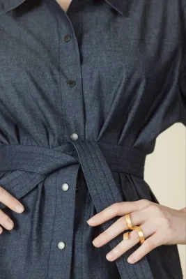 Kleid THYMIAN jeansblau