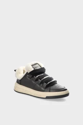Leather sneaker CPH213 teddy black