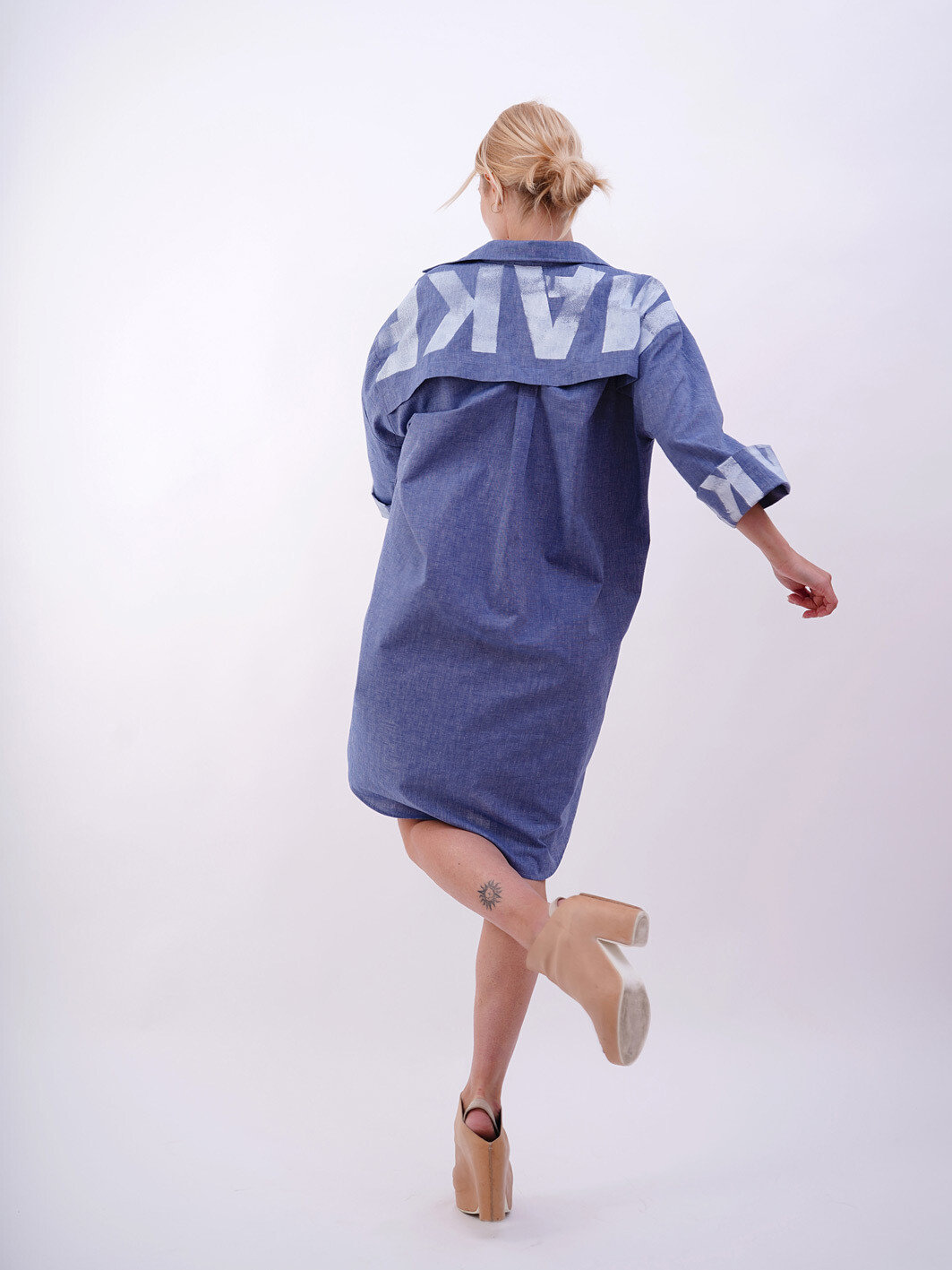 Printed Shirtdress