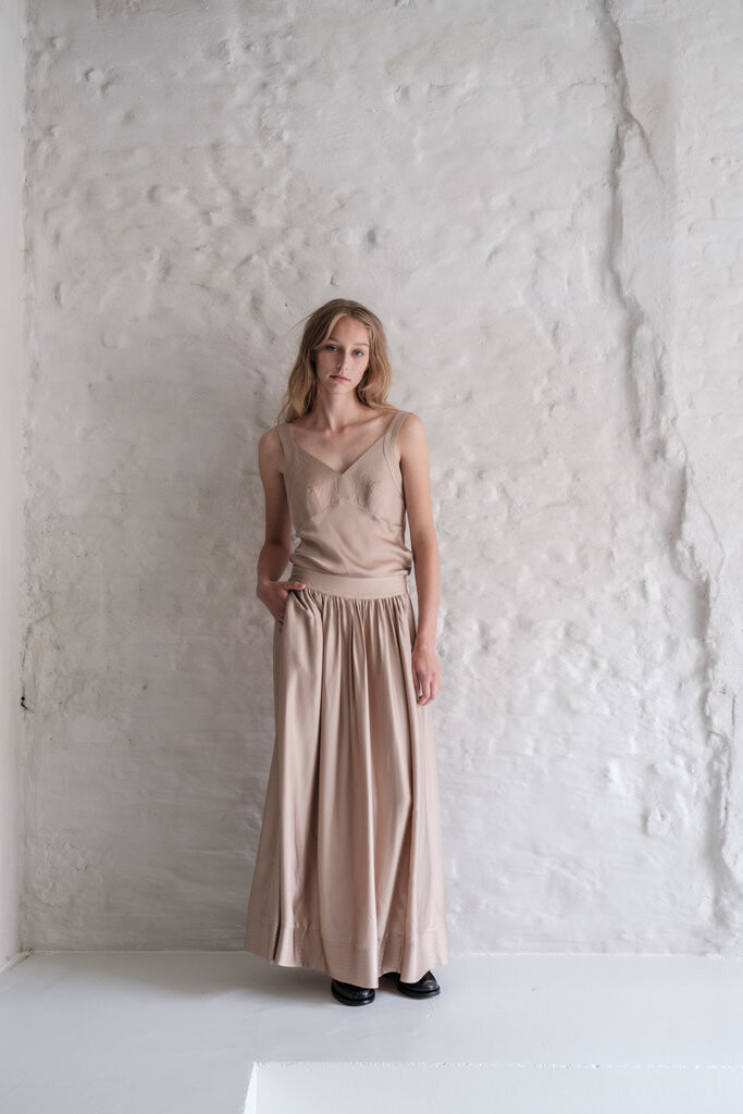 Jupe beige