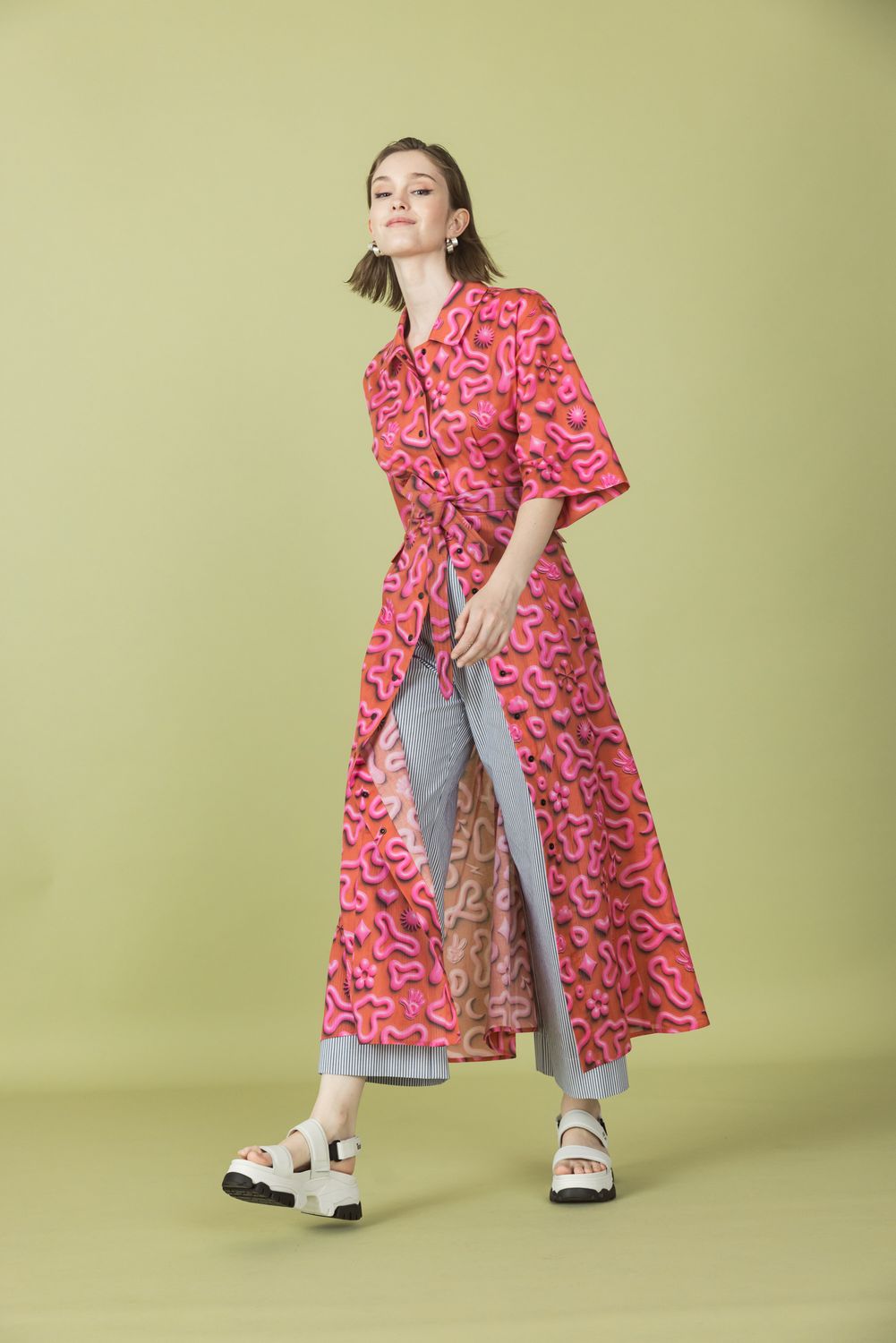 Kleid EMOTIES chili/pink