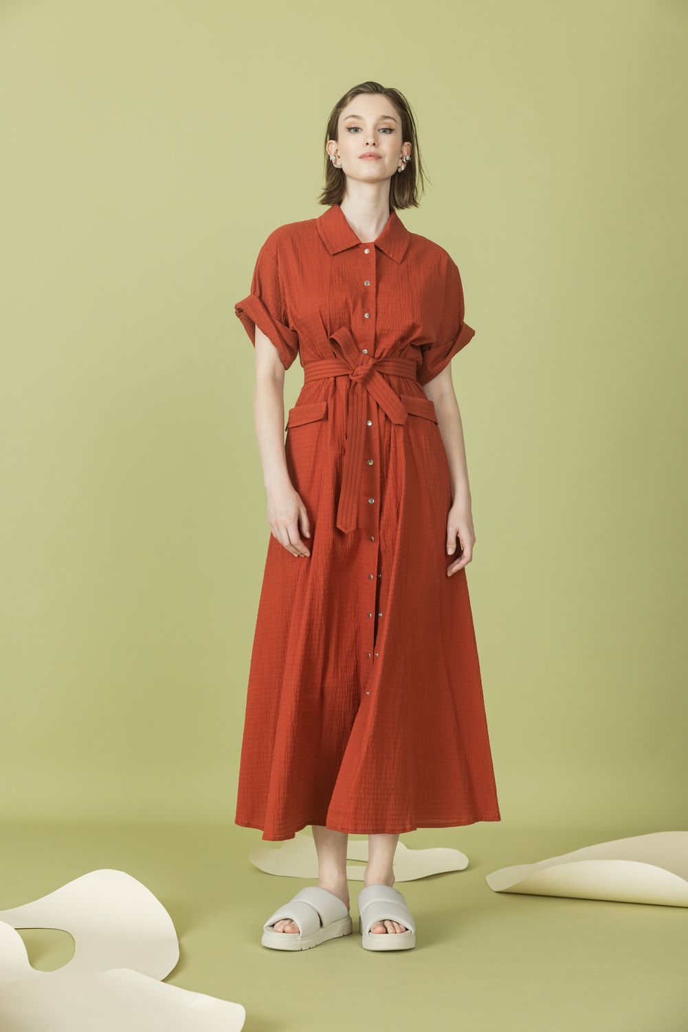 Kleid THYMIAN chili