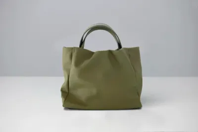 Shoulder Bag green soft BELLA