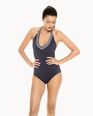 Badeanzug MARINA Neck nachtblau