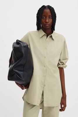 SANDIE Linen Shirt light green