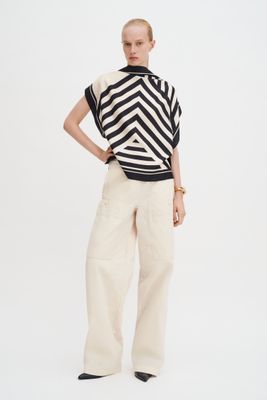 Silk Scarf Top