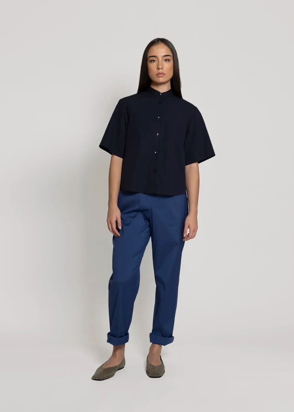 Hemd ALBERTA  Blu Notte