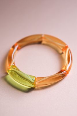 Armkette Tube transparent orange