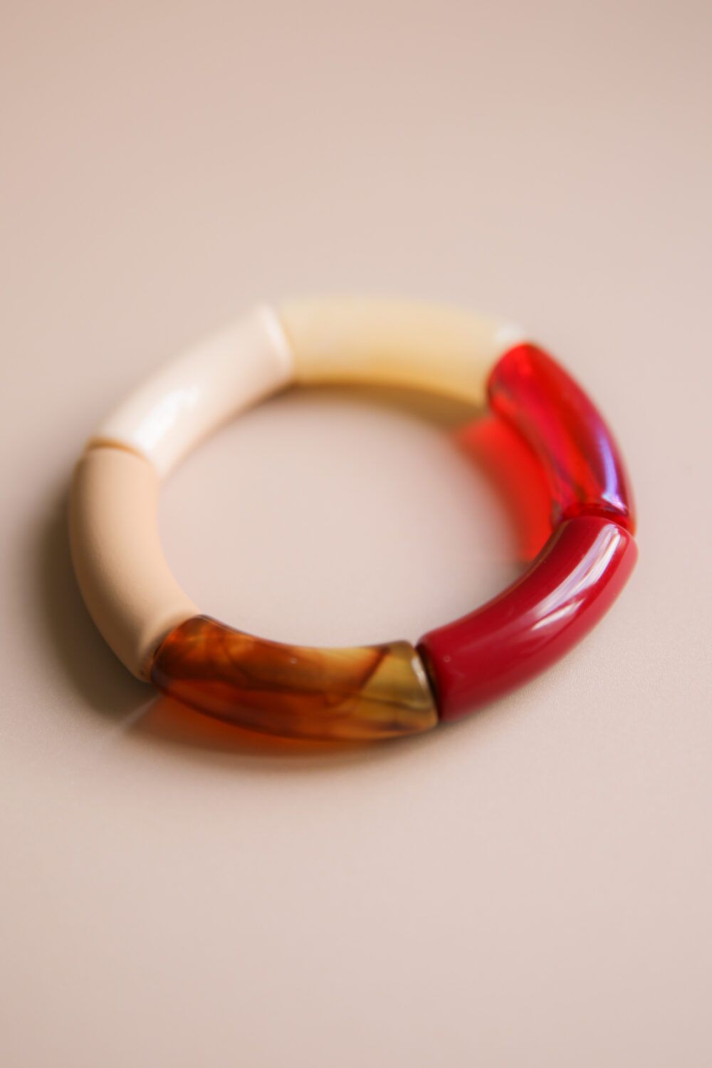 Armkette Tube bold caramel berry
