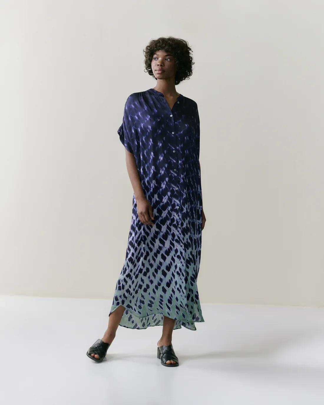 Maxikleid VALERY spots navy