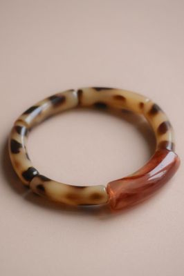 Armkette Tube leo beige