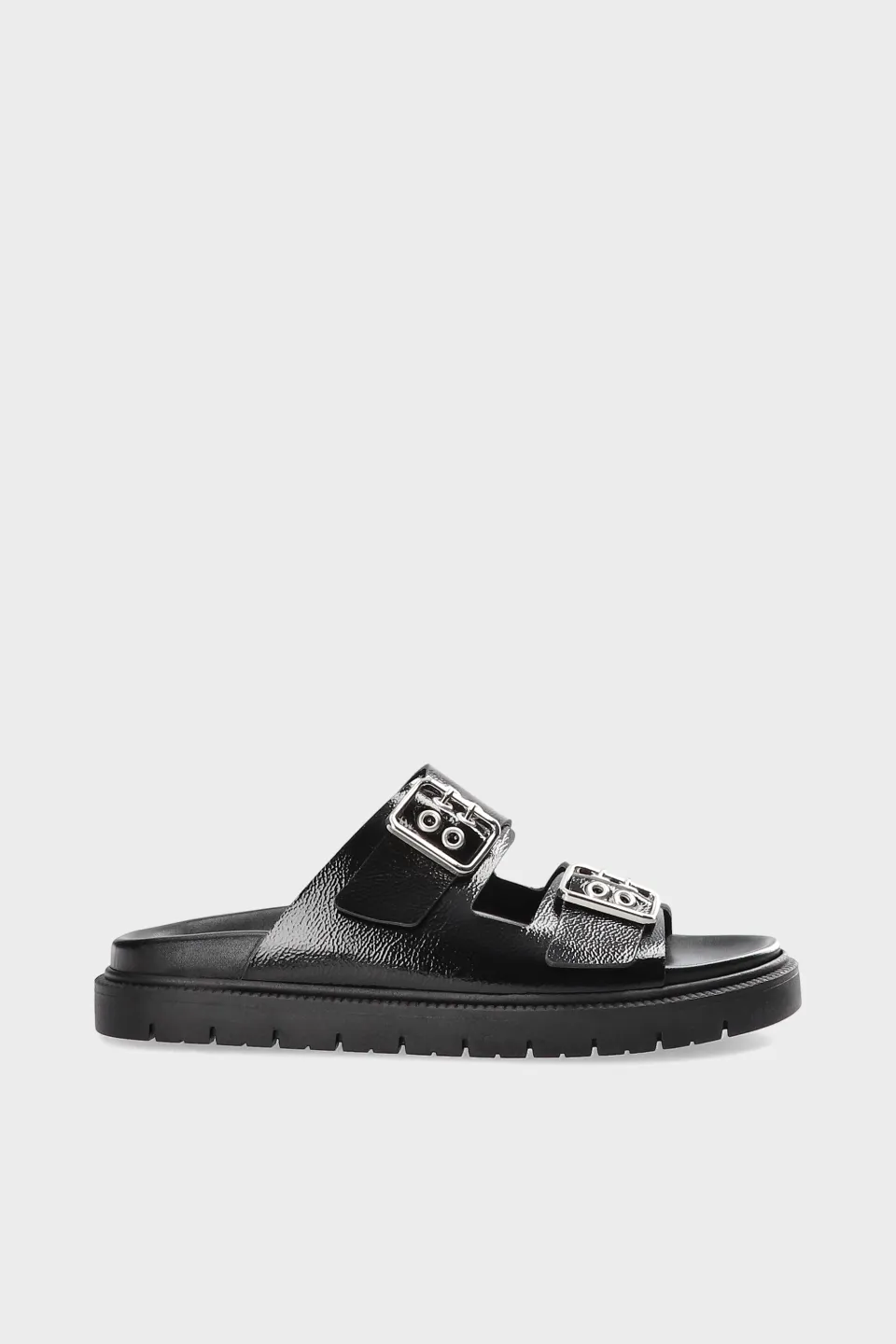 Pantolette CPH796 black Lackleder