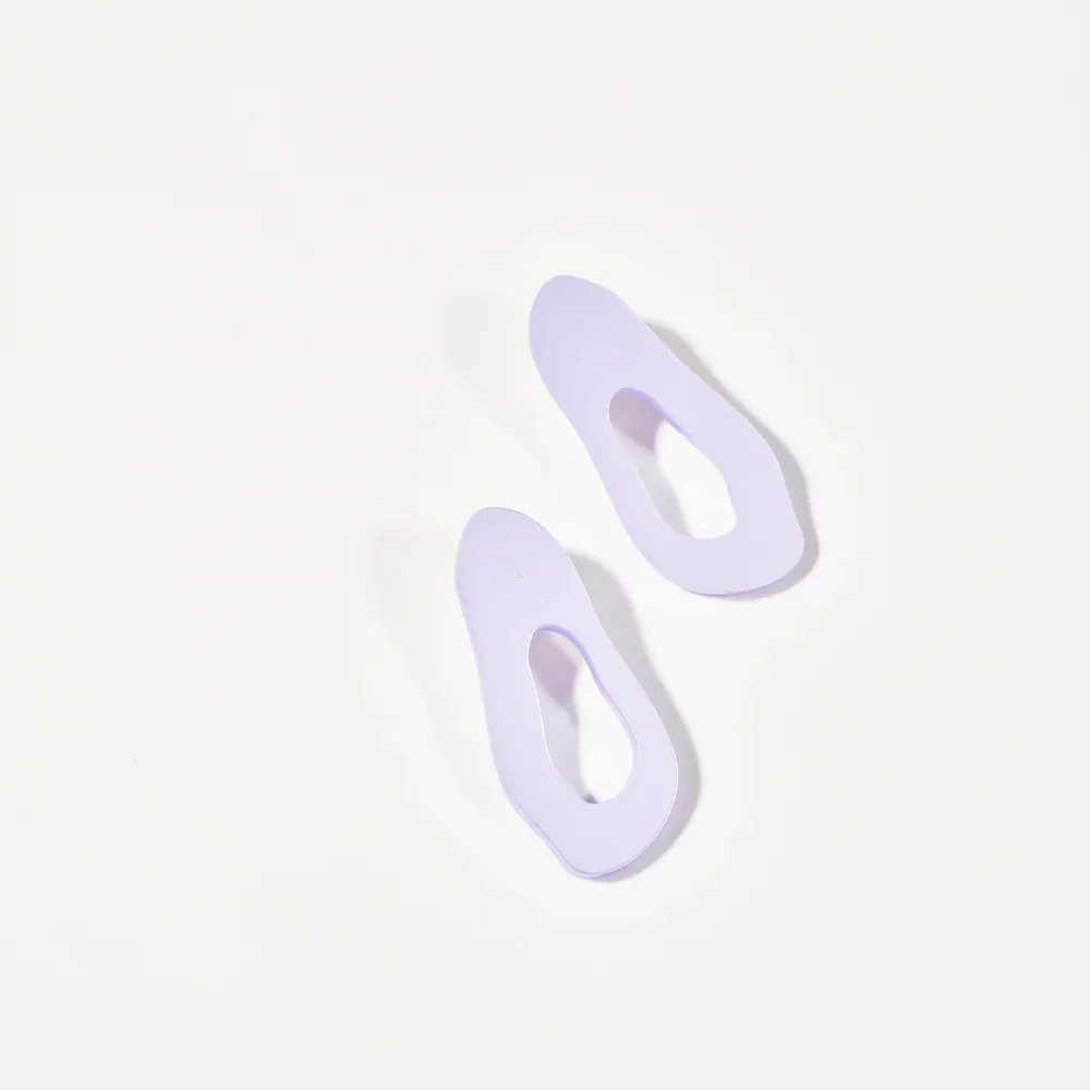 MINT Statement Ohrringe pearly lavender