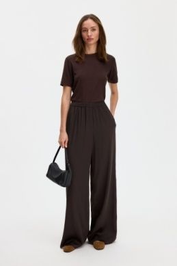NOVA Trousers dark chocolate