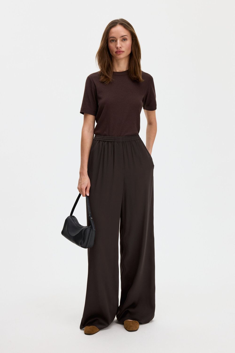 NOVA Trousers dark chocolate