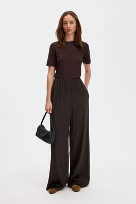 NOVA Trousers dark chocolate