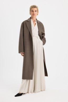 ALYSSA Double Coat taupe braun
