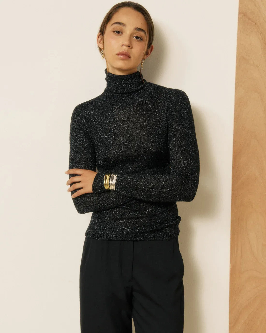 Pullover MYLIADE schwarz silber