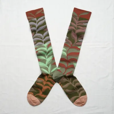 Kniesocken Kletterblätter