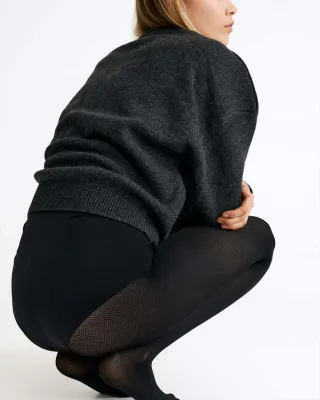 NINA Fishbone Tights black