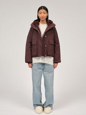OLIVIA Rain Jacket dark brown