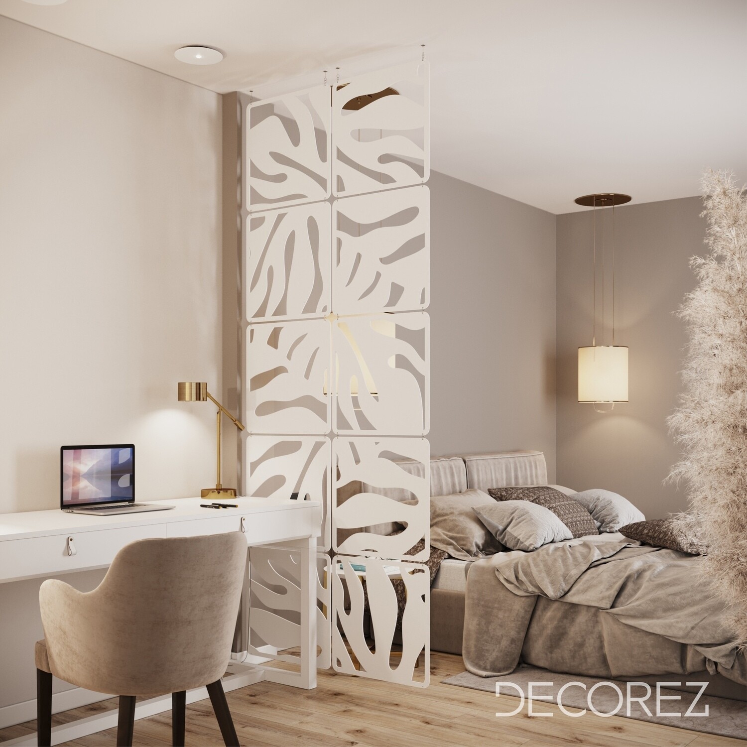 Идеальное решение для разделения пространства - белая перегородка для функционального и эстетического зонирования Белая перегородка для зонирования