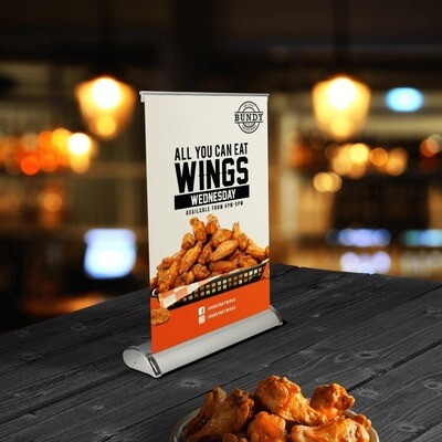 TABLE TOP BANNER STAND